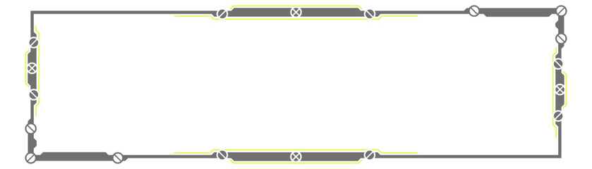 Obraz premium Modern Graphic Box Frame and Line