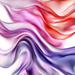 Fototapeta premium Twisting Fabric Design - Purple & Red
