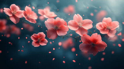 spring flowers background