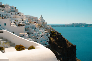 Santorini Island - Fira town, the capital of Santorini, Greece
