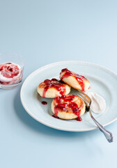 Cottage cheese pancakes