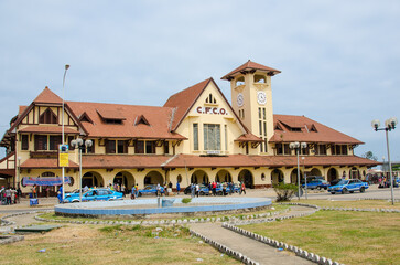 Railway station at Pointe-Noire, Republic of Congo