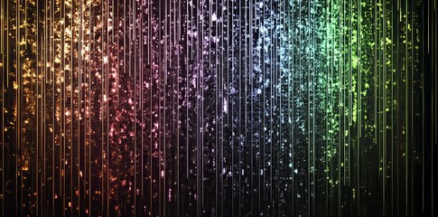 The gradient feature on the tape is one of eight different colors. The text is written in bright purple and gold.