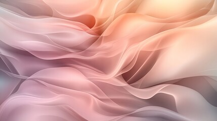 Obraz premium Elegant abstract background with soft pink and gray waves, featuring gentle lighting in a modern design for various digital applications