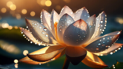 lotus in the sunlight