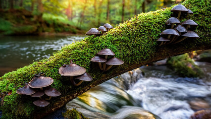 waterfall in the woods