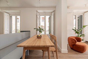 Multifunctional Furniture n smaller spaces, furniture that serves multiple functions, such as extendable tables or sofa beds, is becoming more common