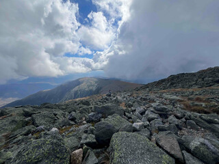 Dramatic Sky Over Mount Washington New Hampshire