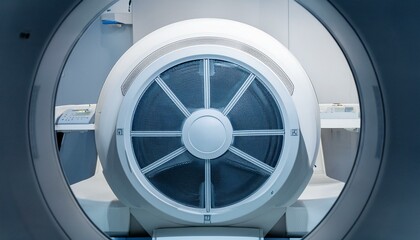 Fototapeta premium 인체의 데이터를 수집하는 CT MRI 스캐너 의료장비