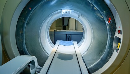 인체의 데이터를 수집하는 CT MRI 스캐너 의료장비