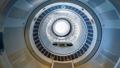 Fototapeta premium 인체의 데이터를 수집하는 CT MRI 스캐너 의료장비