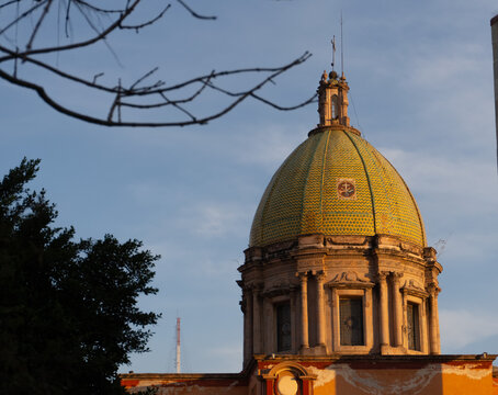 Cupula de la Catedral de Celaya Guanajuato