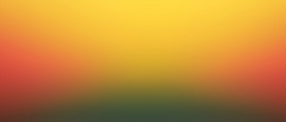 Abstract blurred yellow, green and red gradient background