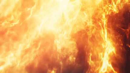 Obraz premium Fiery abstract background texture, intense blazing inferno, burning flames wallpaper. Perfect for design projects needing a fiery aesthetic.