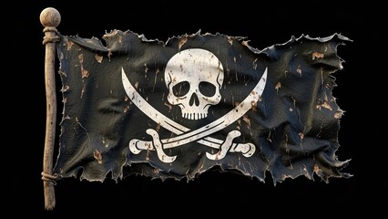 Pirate Flag, Pirate Flag digital image.