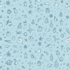 Fototapeta premium seamless pattern with birds