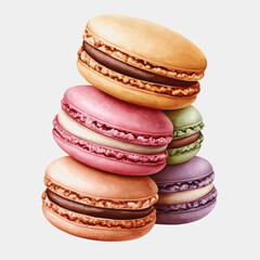 A Colorful Stack of Delicious Macarons Perfect for Dessert Lovers, Showcasing Unique Flavors and Textures for a Delightful Culinary Experience