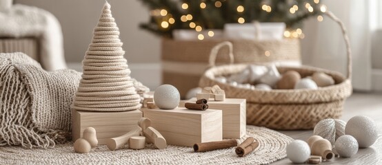 christmas tree and gifts