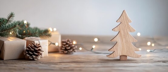 christmas tree and gifts