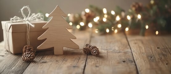 christmas tree and gifts