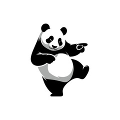 cute panda bear dance   © Angga