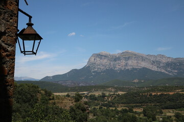 Peña Montañesa, desde Aínsa, Huesca.