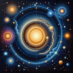 Comic abstract pattern 