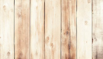 Fototapeta premium Light beige wood plank background texture. Perfect for rustic design projects and website backgrounds.