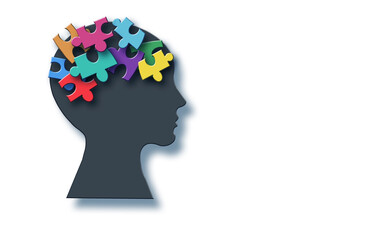 human head with gears