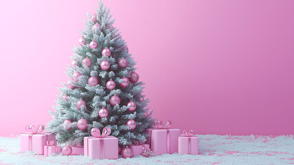 christmas tree with christmas decorations