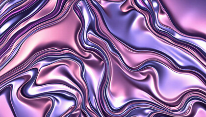 Fototapeta premium abstract background of shiny purple metallic veiny cloth