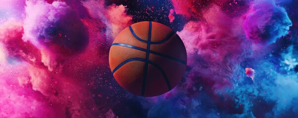 19. Collections of Neon Basketball Explosion  