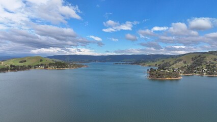 Aerial photo of Bonnie Doon Victoria Australia