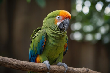 Fototapeta premium a cute parrot looking to you