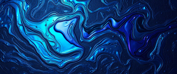 Obraz premium abstract background of veiny dark blue plasma texture with black color