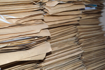stack of old papers