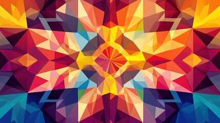 Fototapeta premium abstract geometric seamless pattern