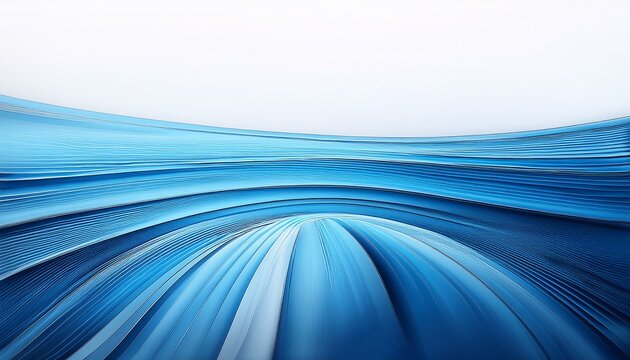 Wide blue lines stretching horizontally across the lower third of a clean white canvas, crea