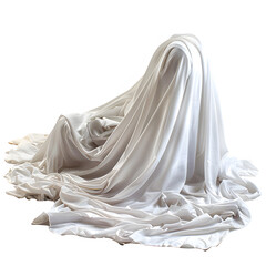 white background iron cloth with a white accent, minimalism, png