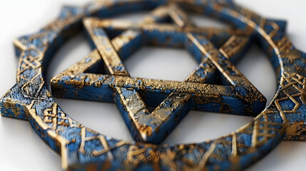 photo cinematic, symbolic imagery representing the themes of jewish faith, resilience, and restoration, high detail, 4k with a white accent, simple style, png