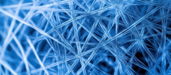 Obraz premium Abstract Blue Fibers