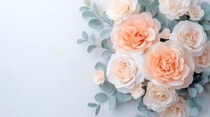 Obraz premium Floral arrangement display modern home decorative art bright environment close-up aesthetic beauty