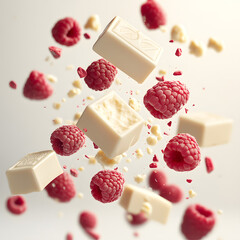 white chocolate on the air business poster 