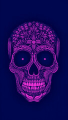 Obraz premium Day Of The Dead Skull