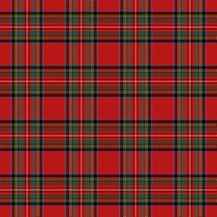 Christmas and new year plaid tartan