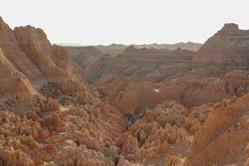 Overlook from the Window Trail in the Badlands South Dakota