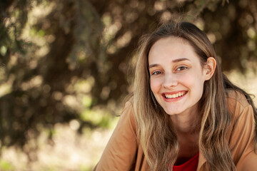 Portrait of a young beautiful girl