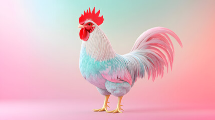 Chinese zodiac rooster symbolism traditional culture vibrant environment colorful illustration artistic perspective animals