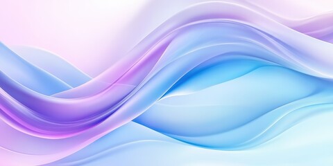 Fototapeta premium Flowing gradients Lavender blue Abstract patterns flo