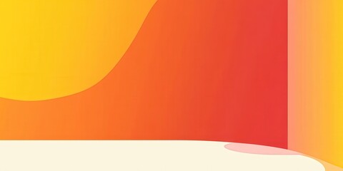 Obraz premium Vibrant Abstract Background with Gradients of Yellow, Red, and Orange Ideal for Creative Projects and Modern Designs, Featuring Soft Shapes and Fluid Lines